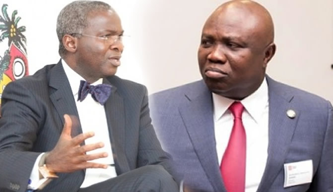 Despite Lagos Huge Housing Deficit, Ambode Refuses To Give Fashola Land To Build Mass Housing